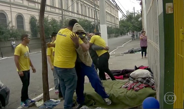 O Cristolândia já tratou seis mil dependentes a partir de ações simples I Foto: Bom Dia Brasil/TV Globo