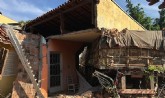 Carreta invadiu residência em Presidente Prudente, no interior de SP I Foto: Valmir Custódio/G1